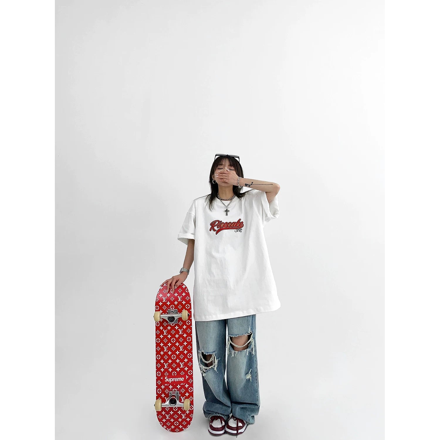 Midnight Varsity Ricecake Tee