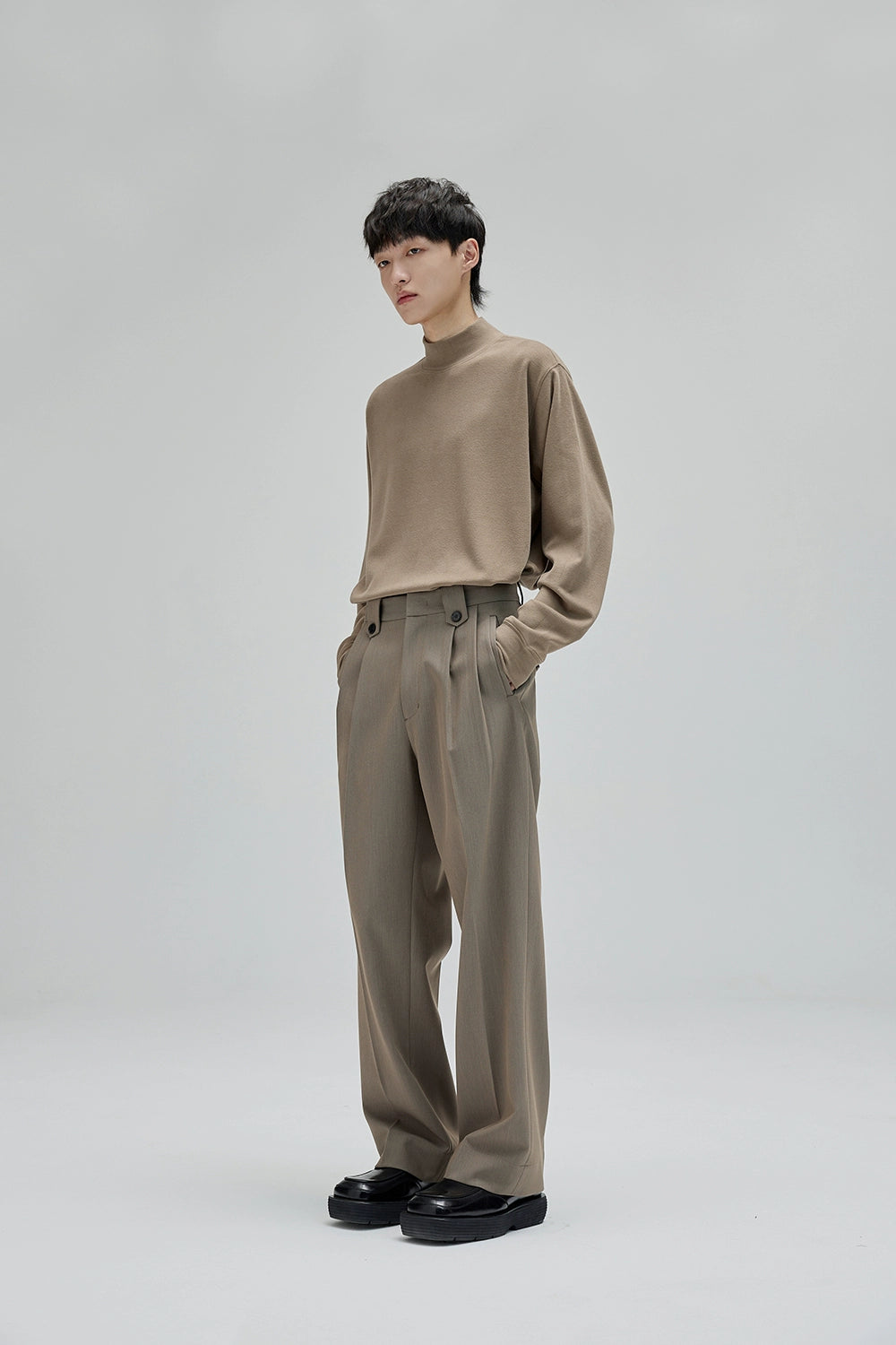 Pantalones de traje ancho
