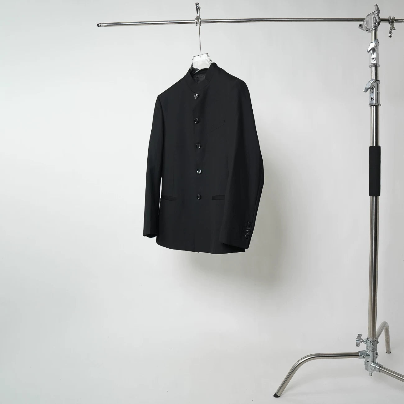 Obsidian Column Mandarin Blazer