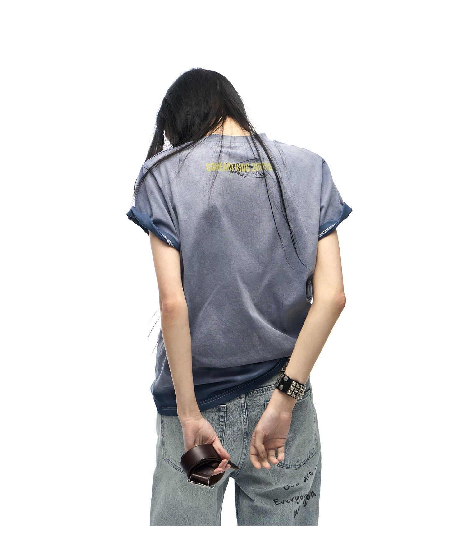 Scream Kids Washed Gradient Graphic Tee