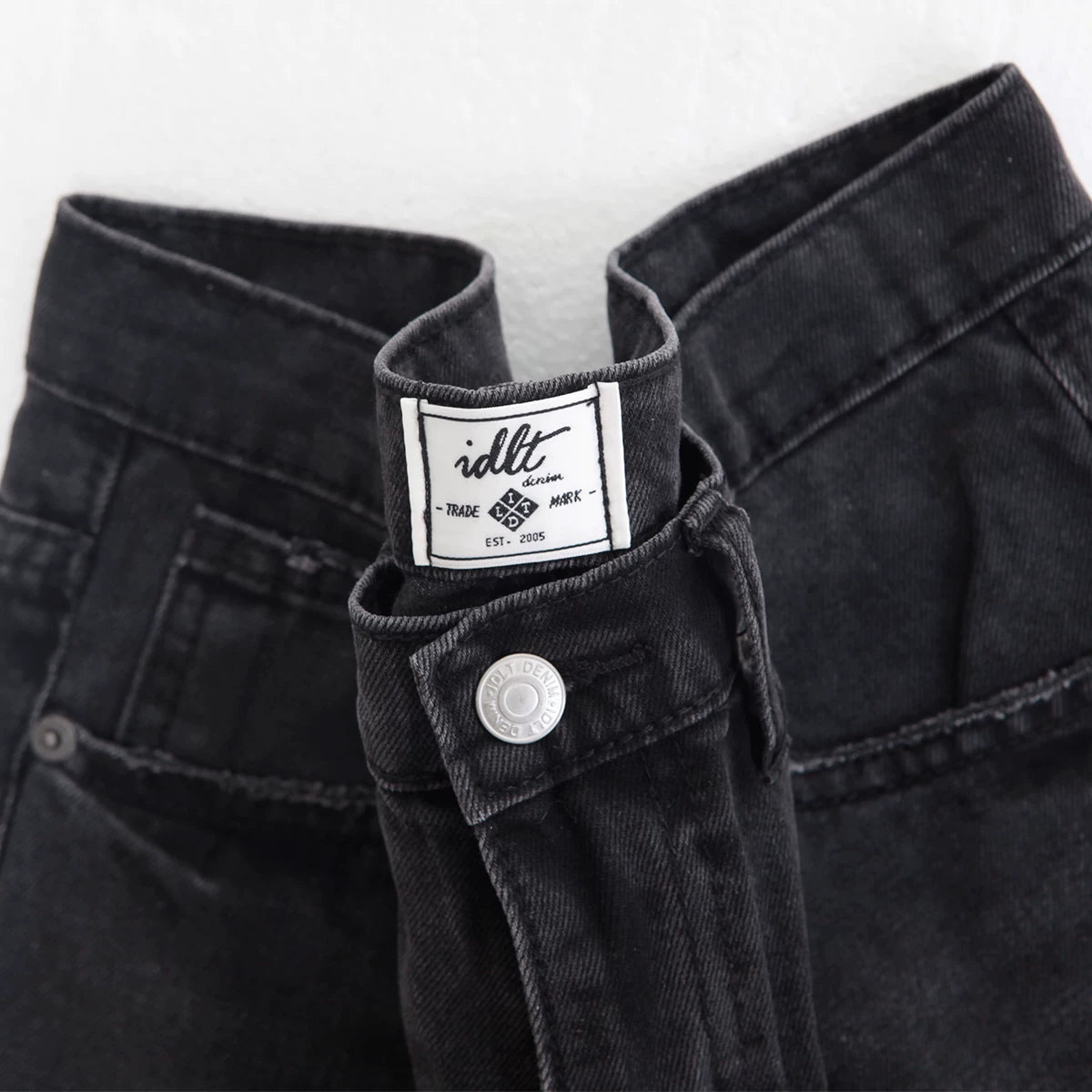 Ravencut Distressed Denim Shorts
