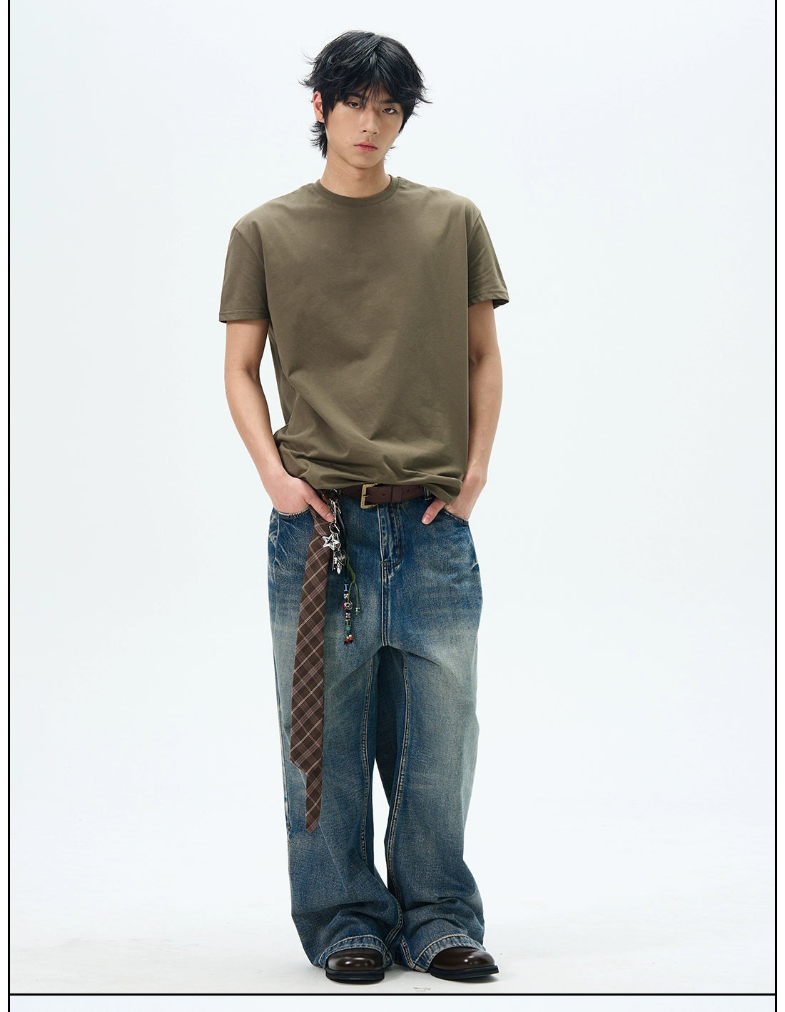 Classic Minimalist Crew Neck T-Shirt