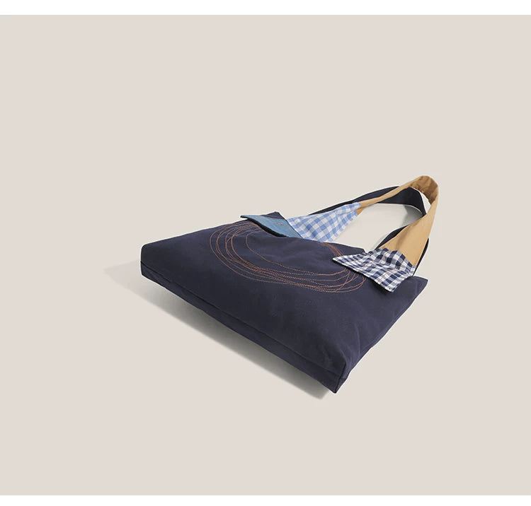 Patchwork Picnic Loop Tote