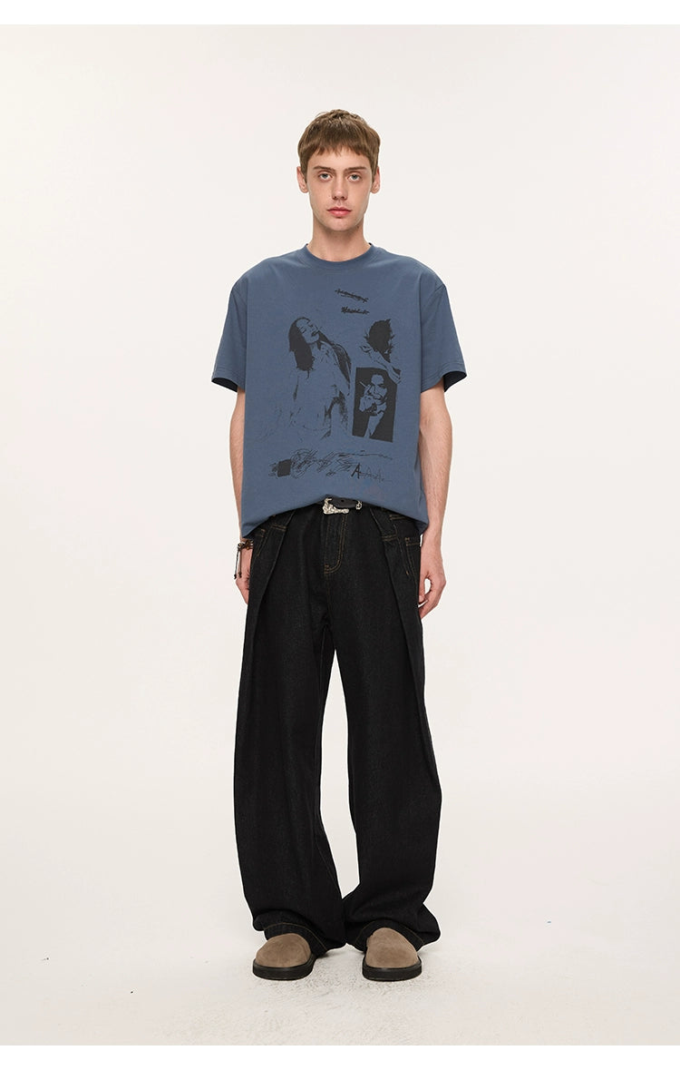 UPF 50+ Graphic Print T-Shirts