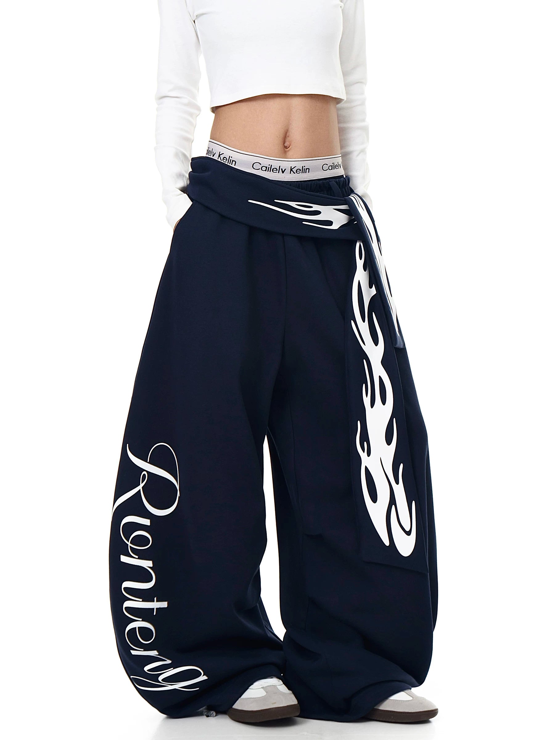 Blaze Script Rally Fleece Pants
