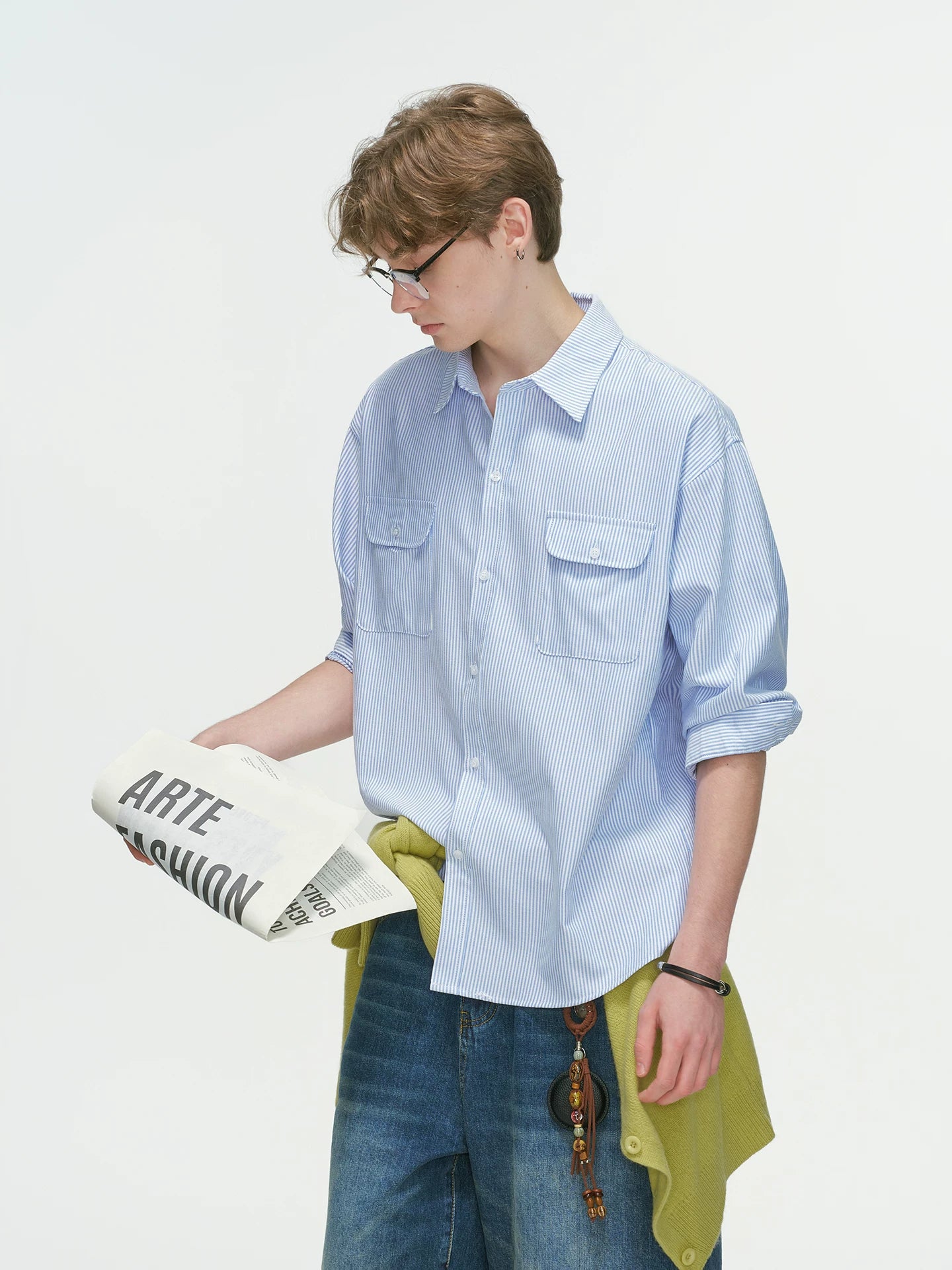 Skyline Pinstripe Utility Shirt