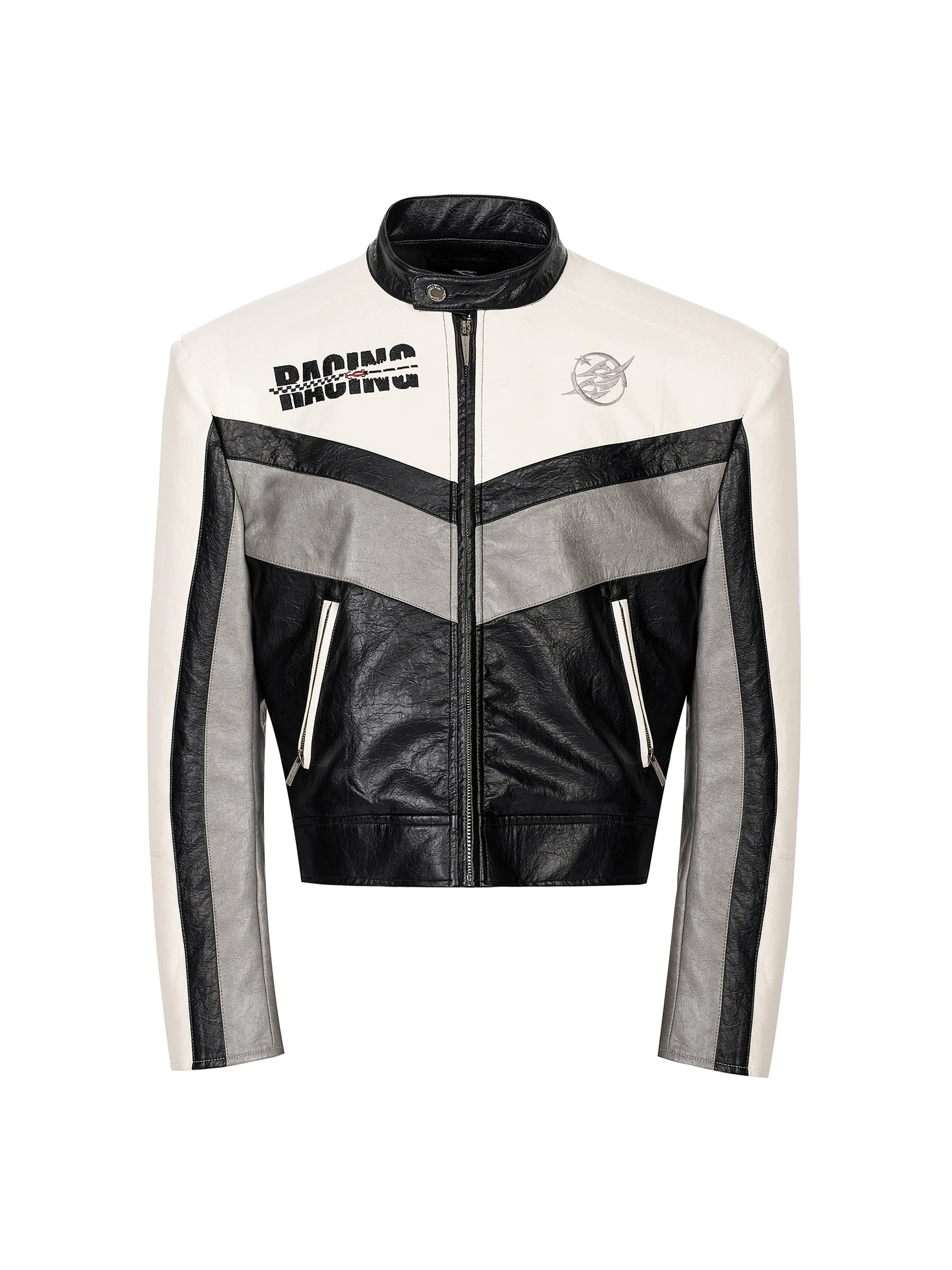 Blush Velocity Racing Moto Jacket