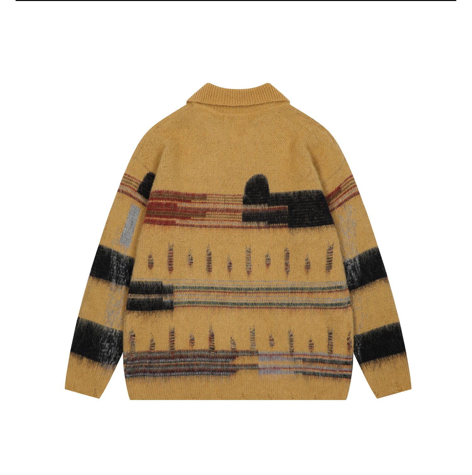 Industrial Halo Brushed Knit Sweater