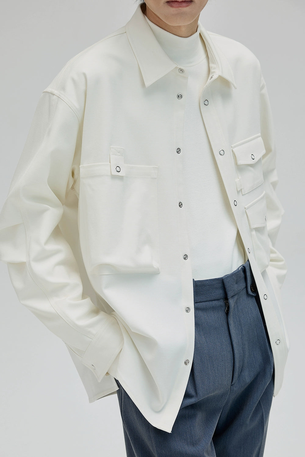 Pantalones de traje ancho