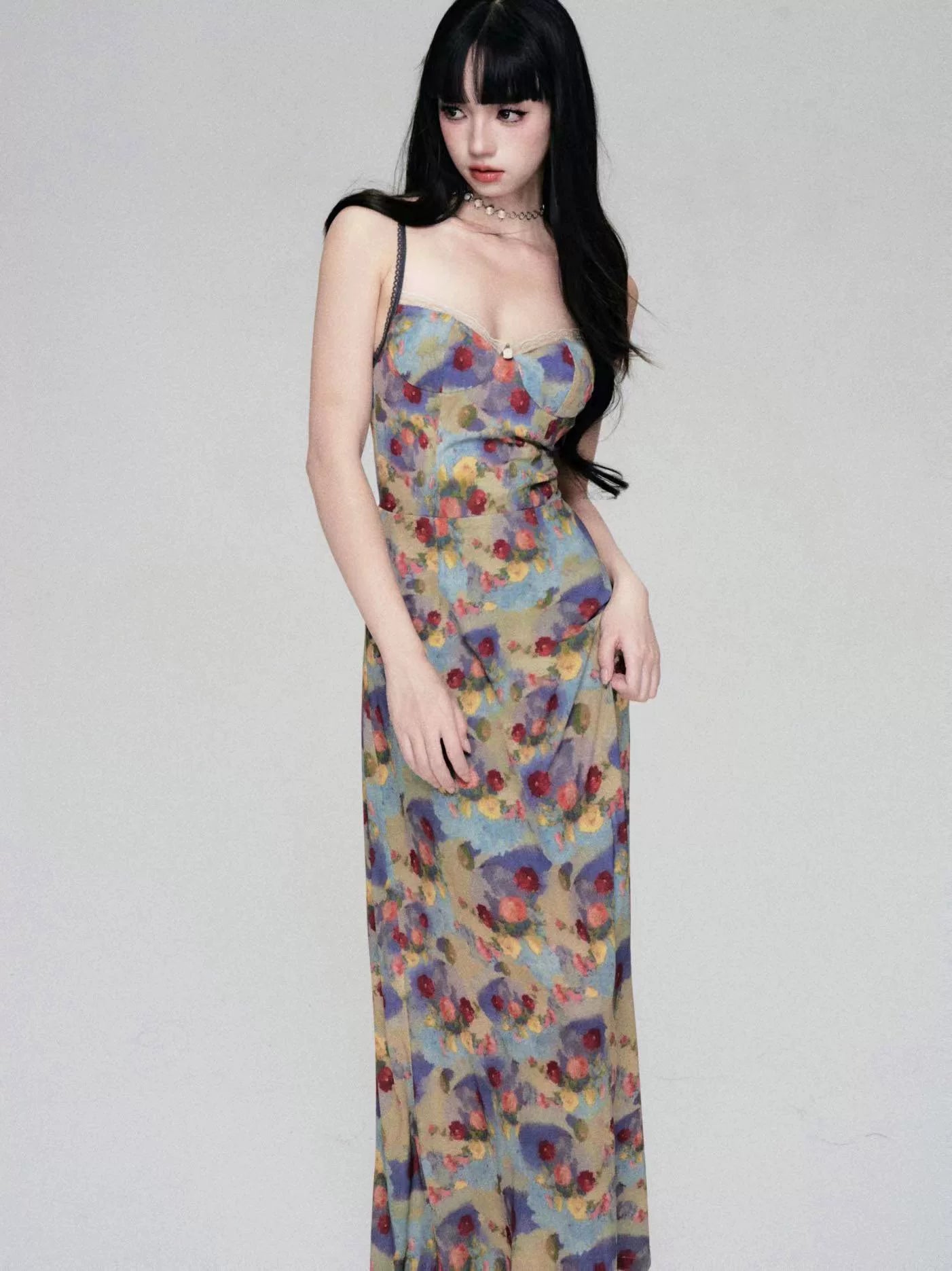 Twilight Bloom Maxi Dress