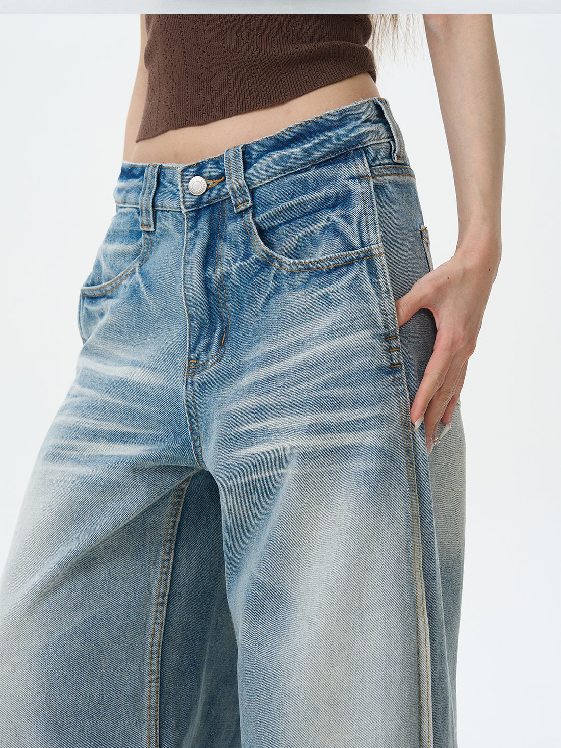 Baggy Wide Leg Jeans