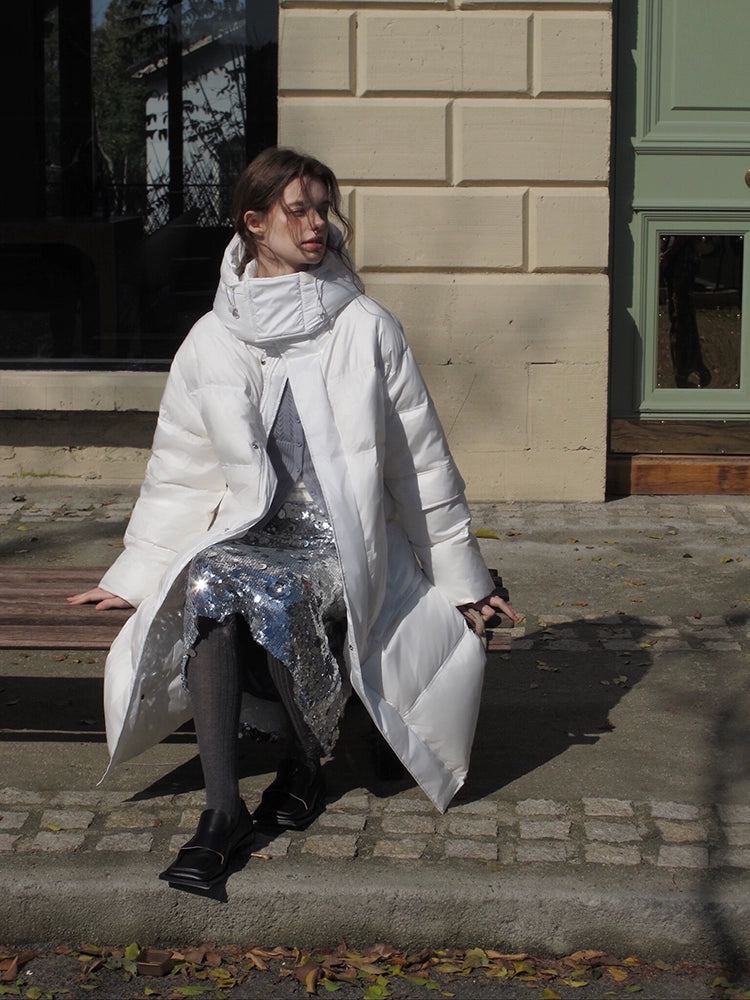 Puffer Coat Longline Jacket