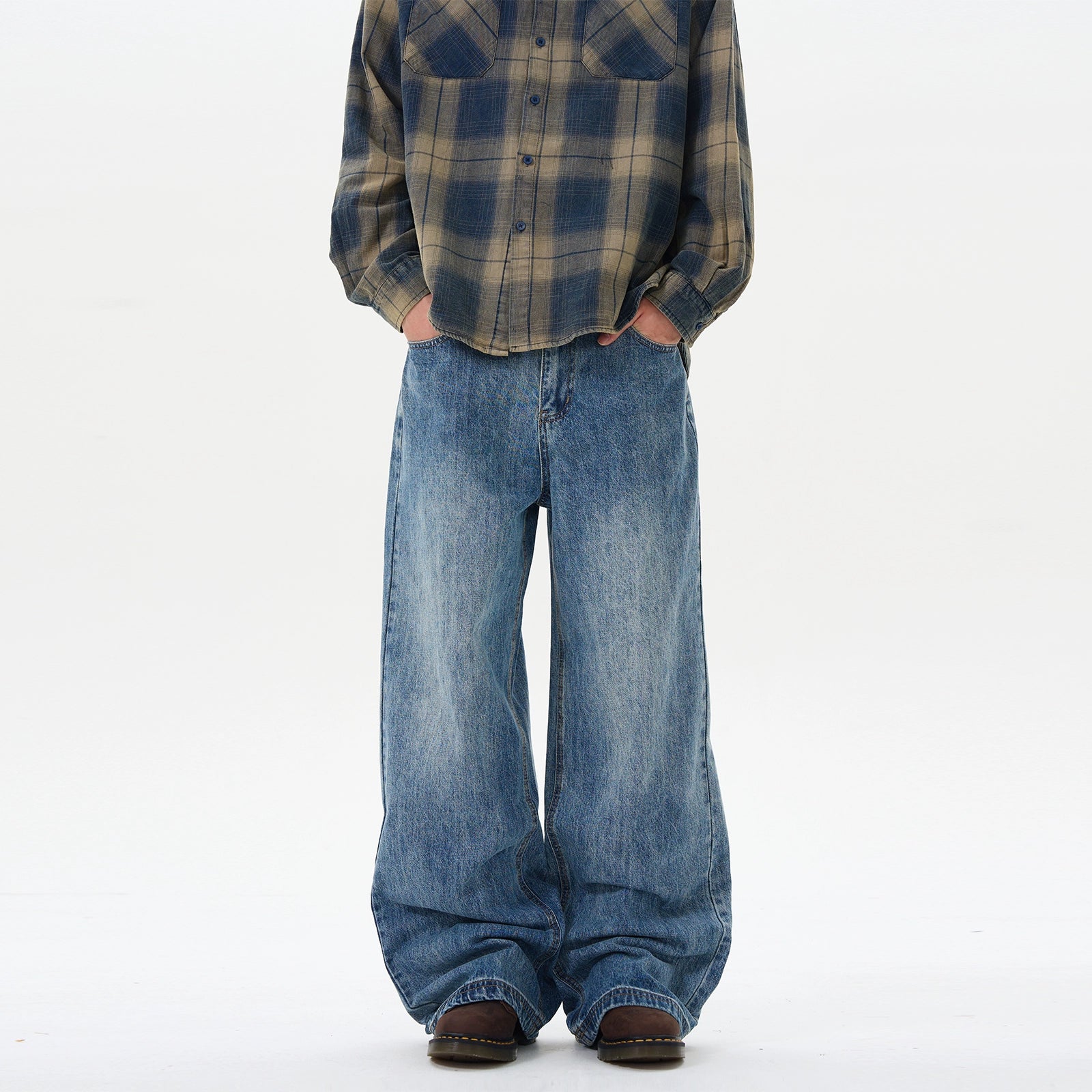 Vintage Wide Leg Baggy Jeans