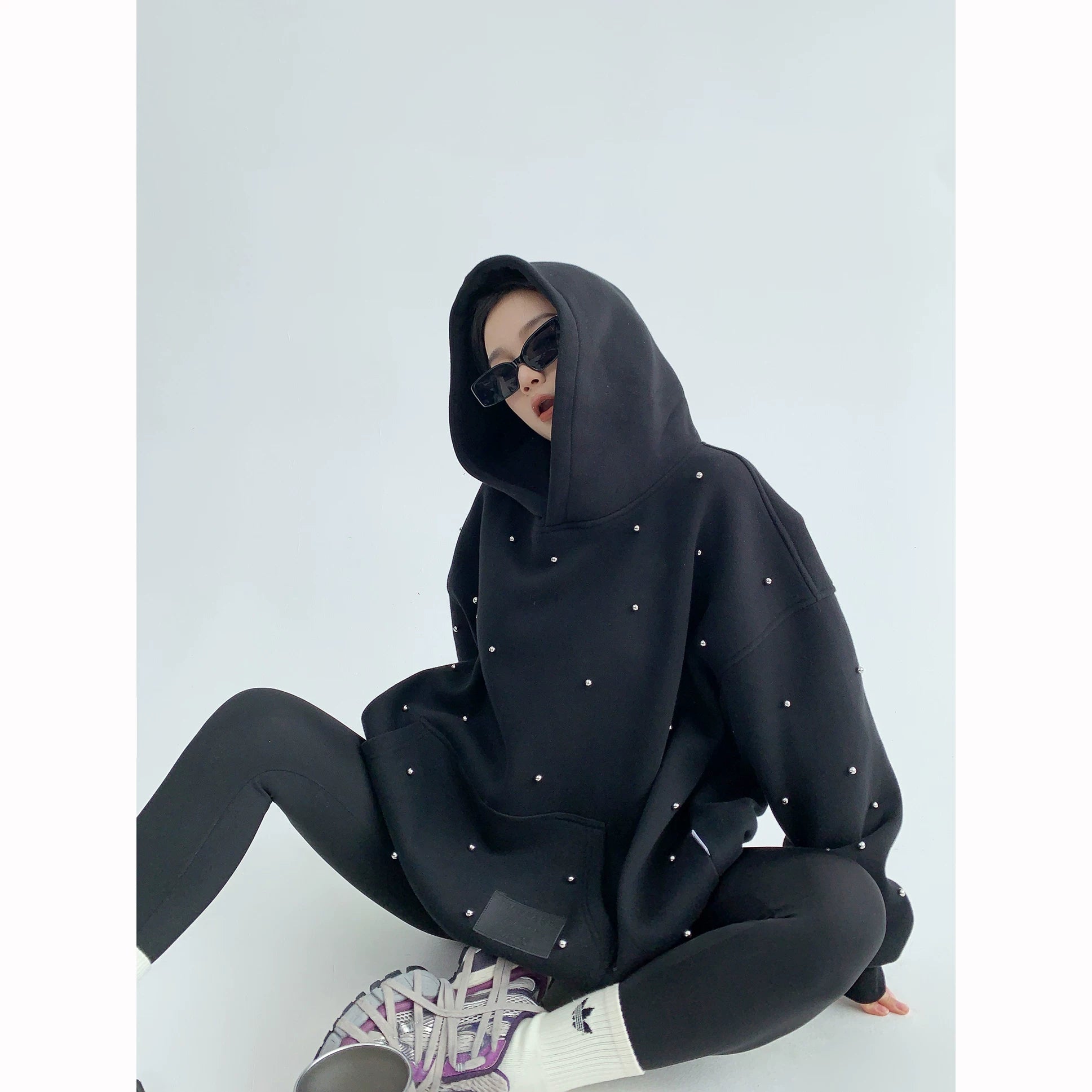 Starlit Pearl Oversize Hoodie