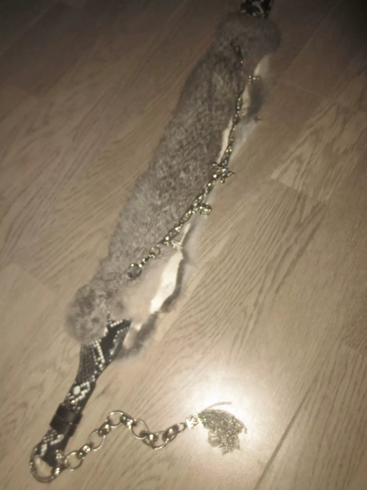 Subculture Rabbit Fur Belt