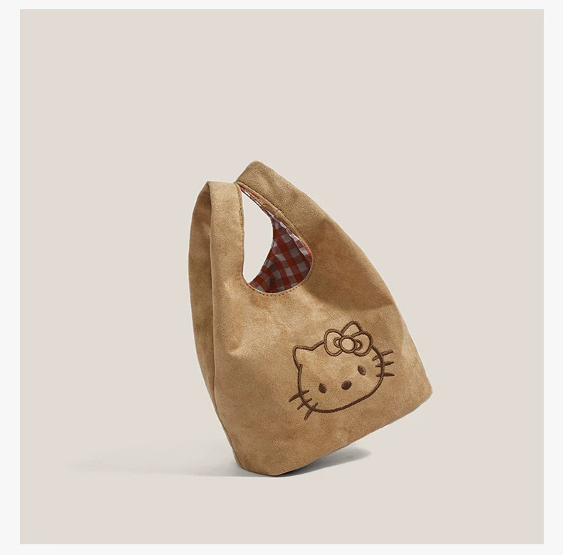 Gingerbread Kitty Pocket Tote