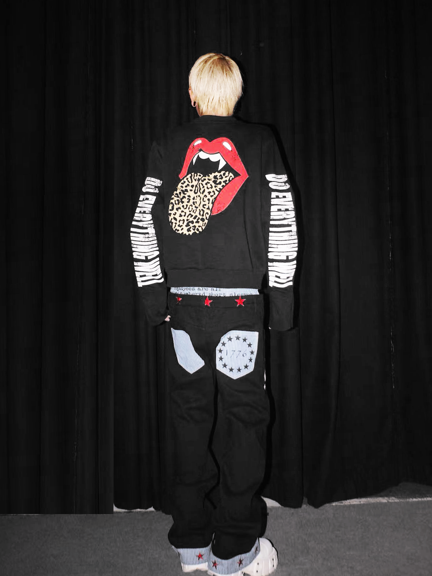 Leopard Fang Rebel Tongue Sweatshirt