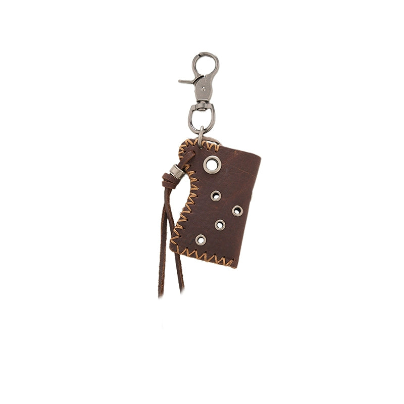 Leather Keychain Accessories Set