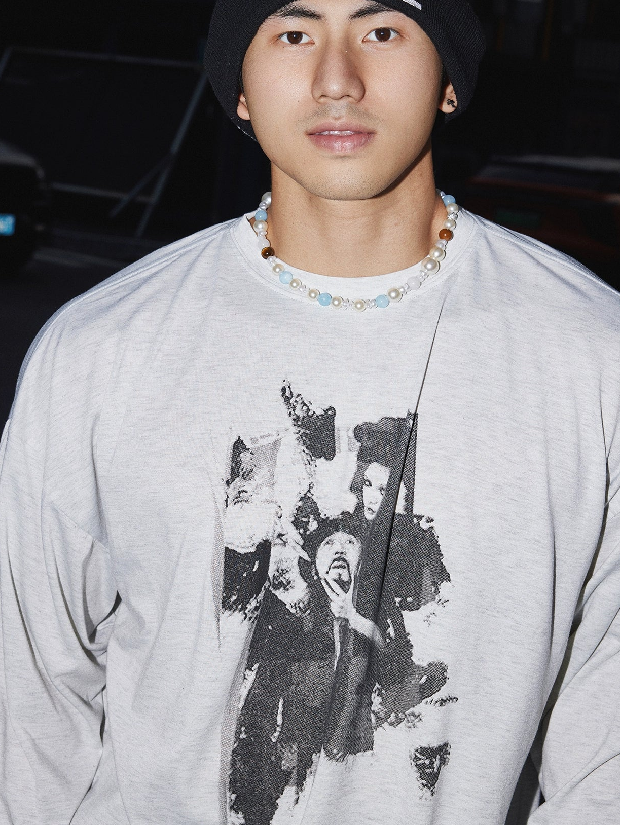 Rebel Print Longsleeve Sweatshirt