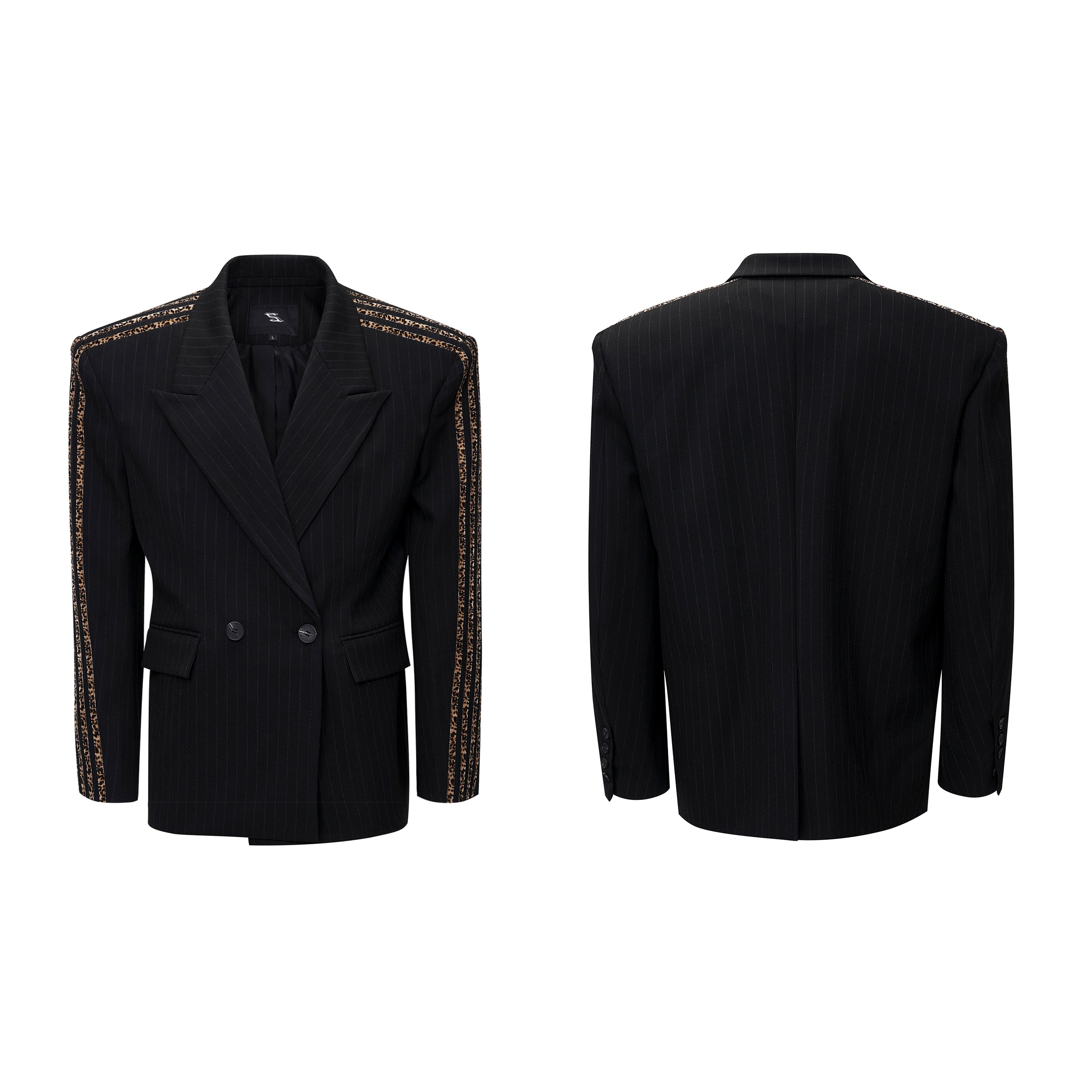 Pinstripe Jacket with Side Stripes and Pants Setup