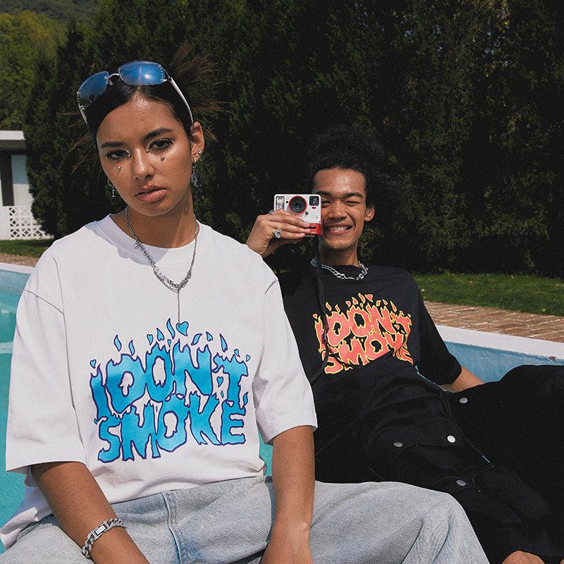 Flame Graphic T-Shirt - chiclara