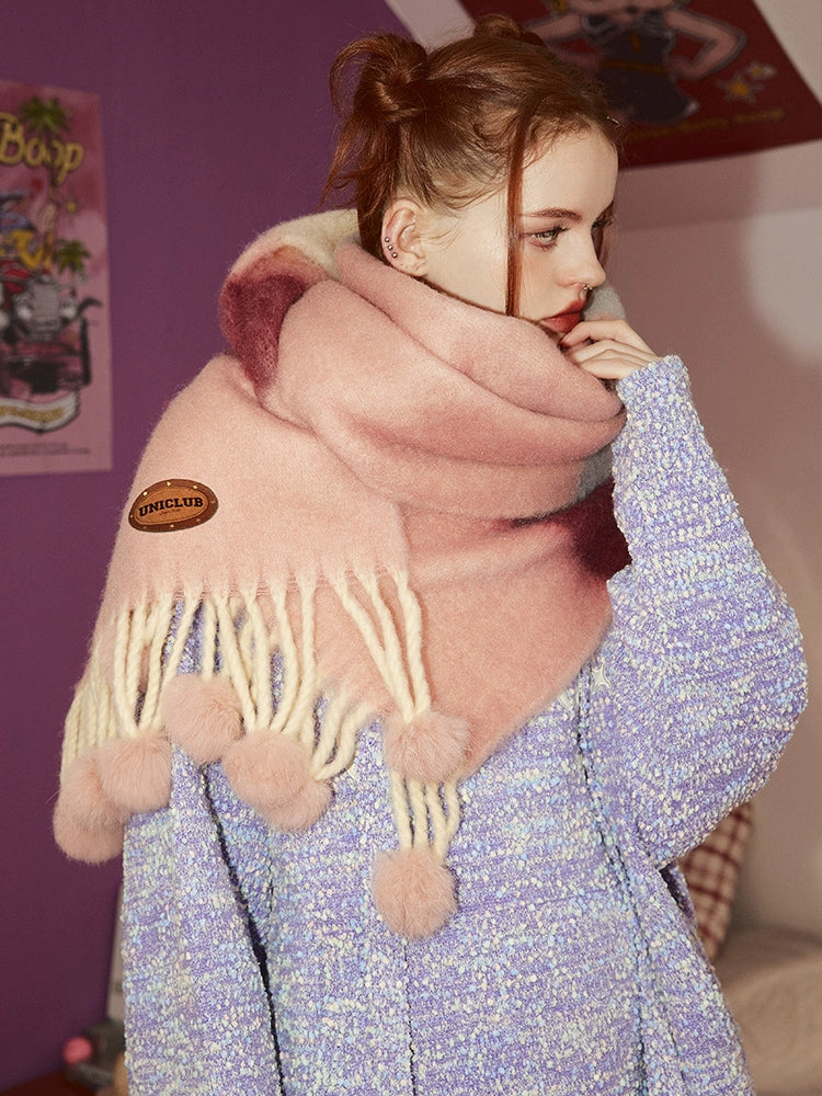 Écharpe colorée de la dopamine