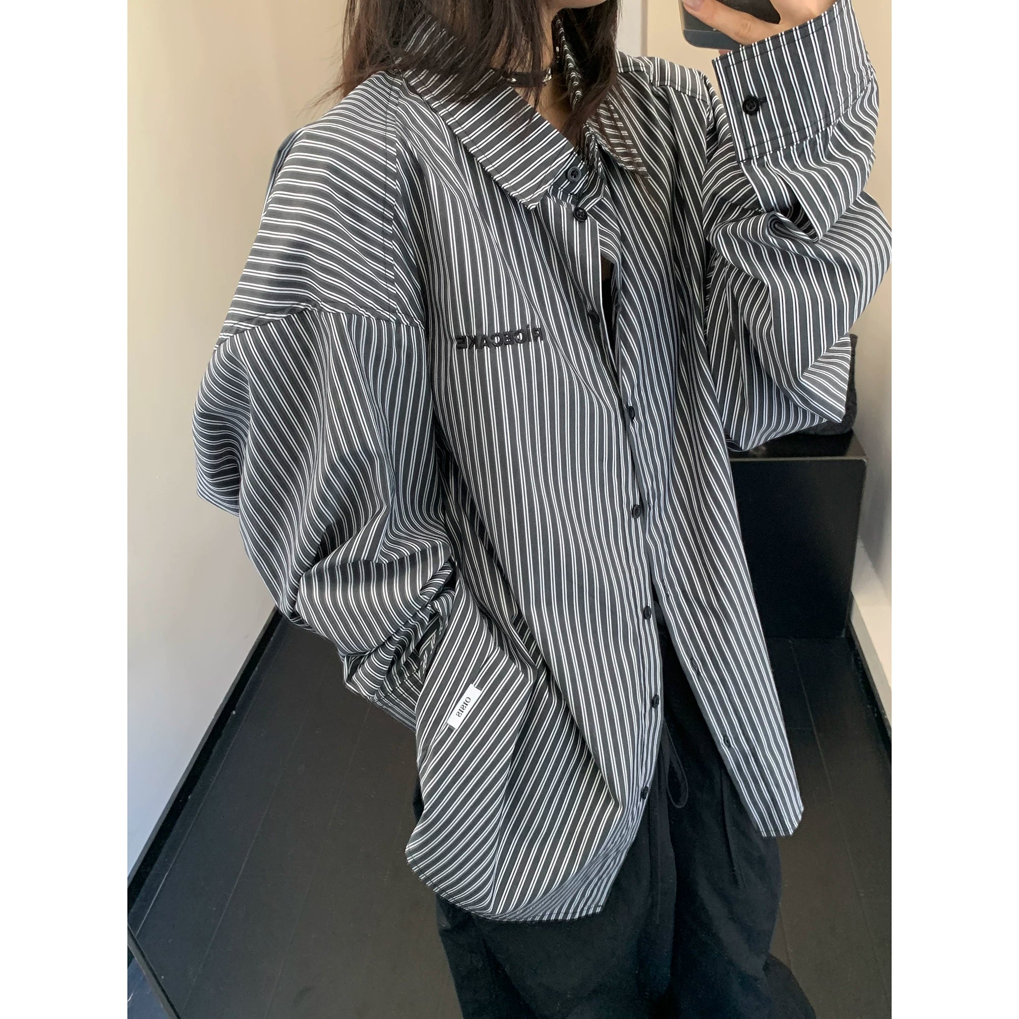 Inkline Oversize Stripe Shirt