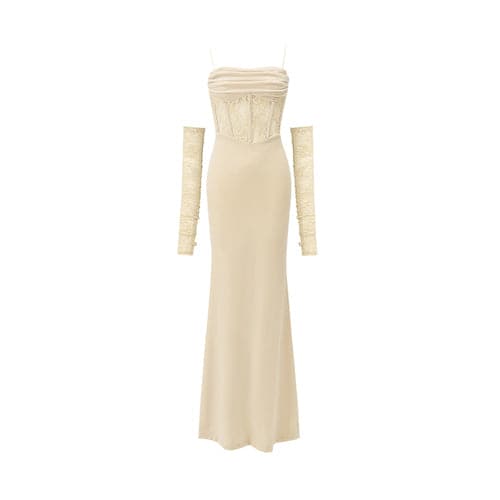1Jinn Velvet Dress With Fishbone Straps - chiclara