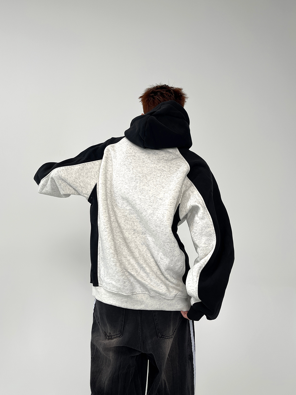 LocaPeople Panel Fleece Hoodie