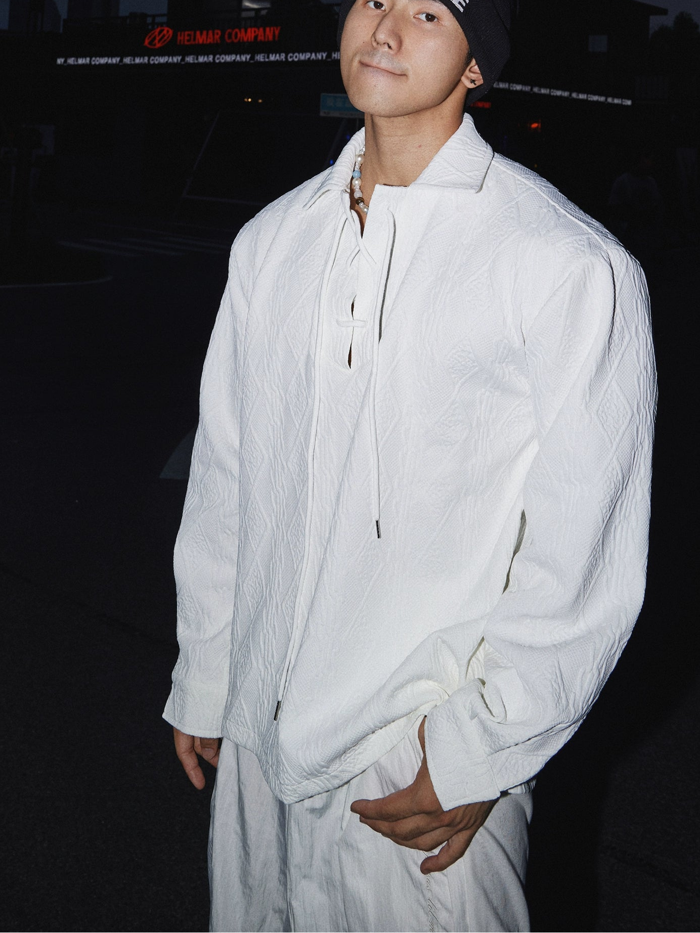 Frost Wave Textured Zip Jacket