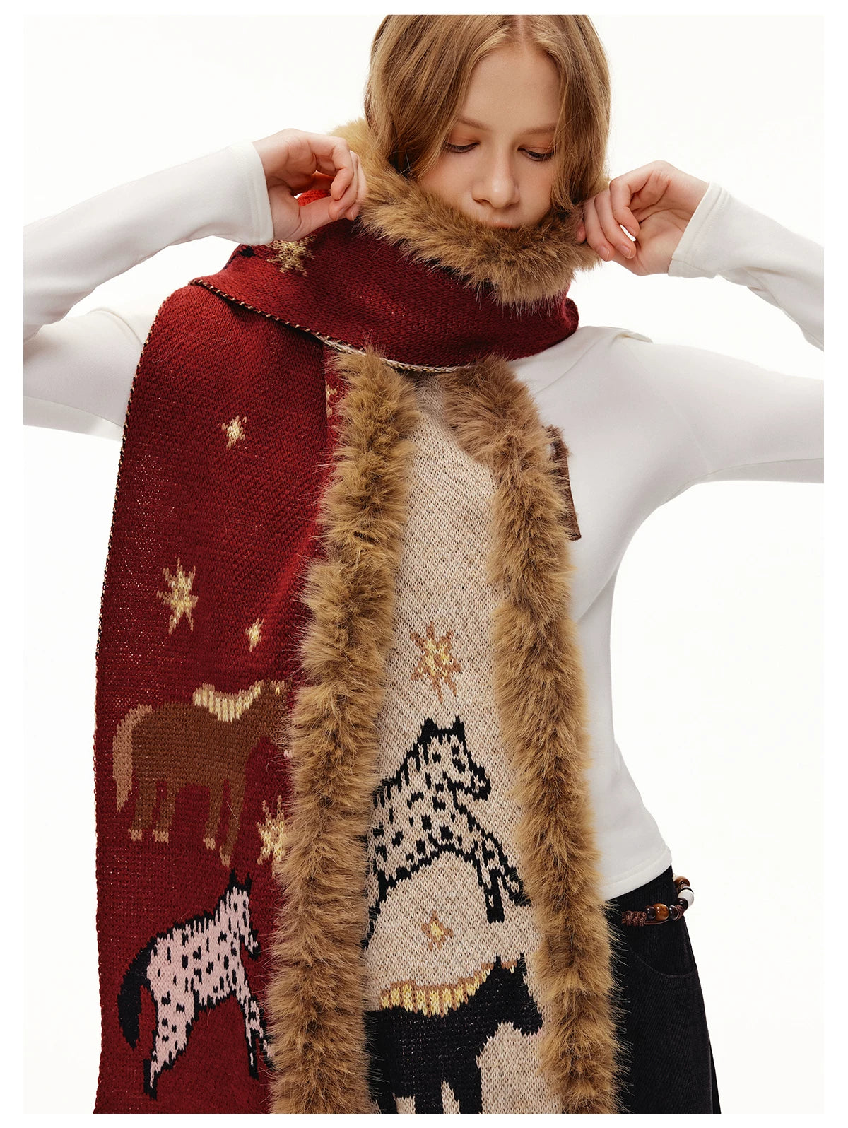 Starlight Pony Meadow Furry Scarf