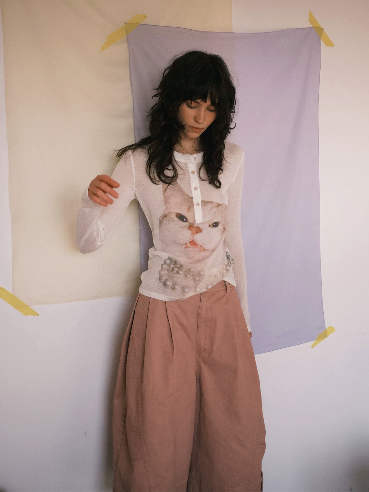 Pearl Duchess Kitty Henley Top