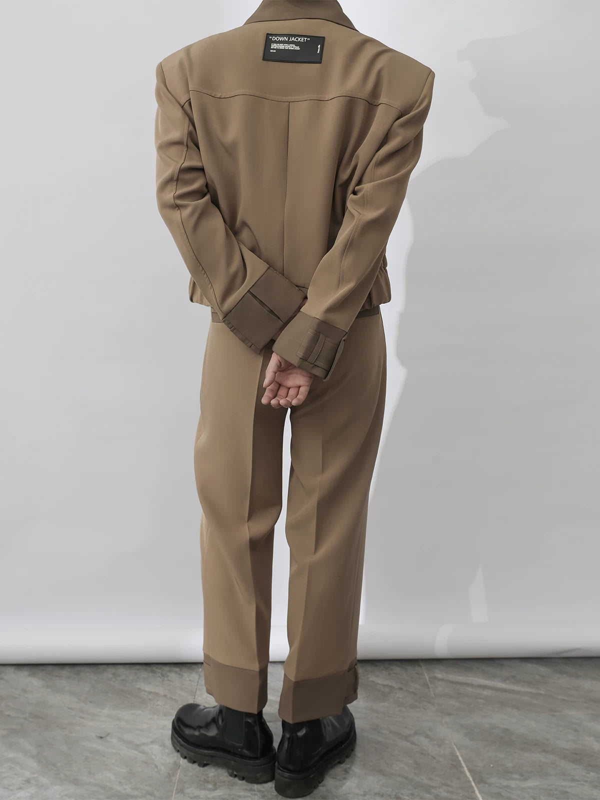 Saddle Crest Structured Belted Jacket