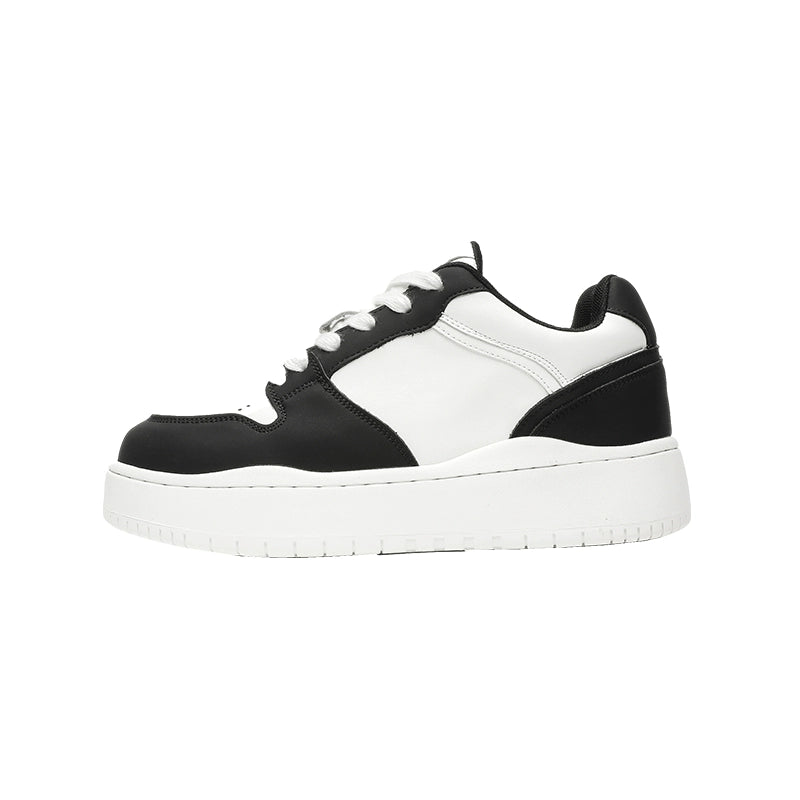 Minimalist Chunky Leather Sneakers
