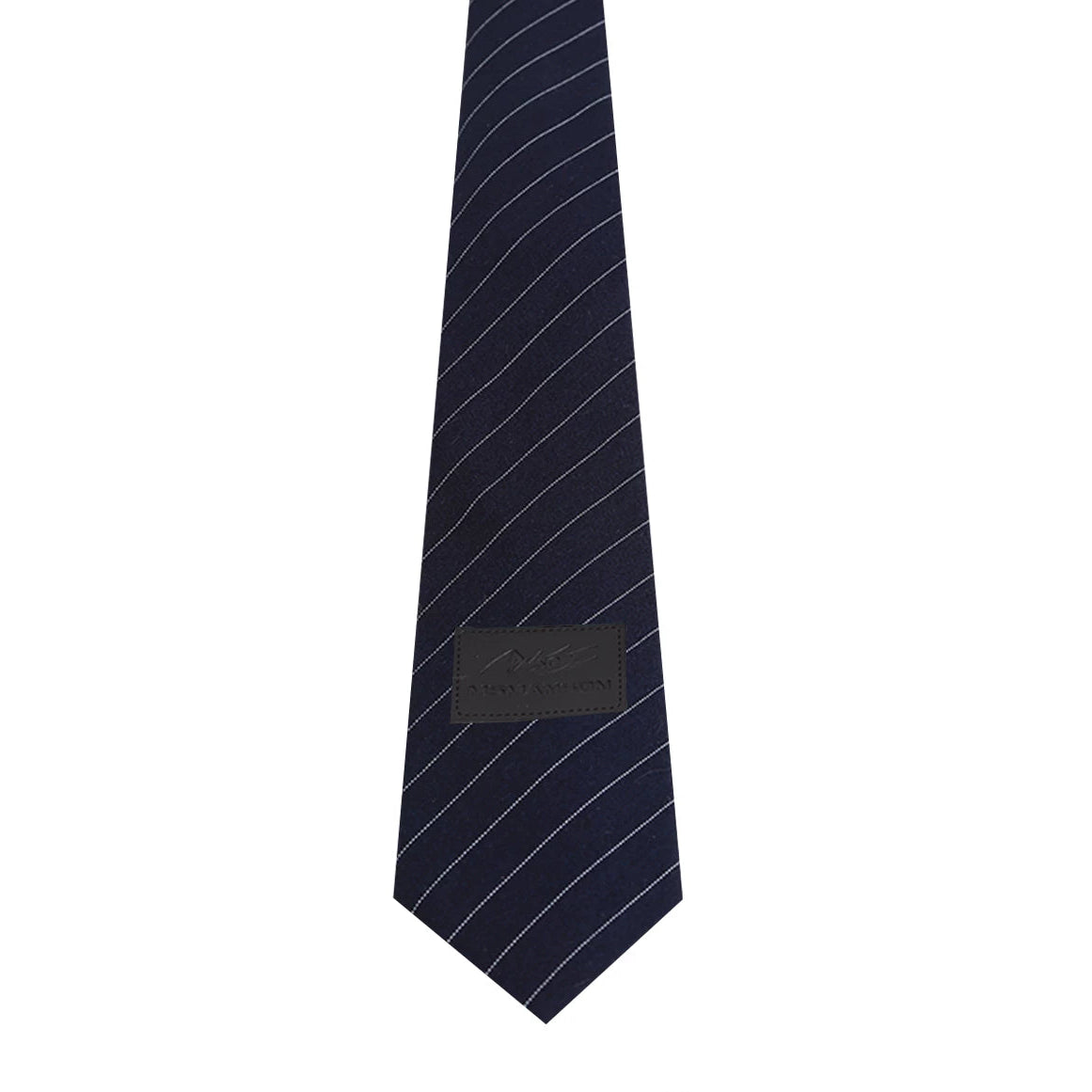 Crest Pinstripe Logo Ties