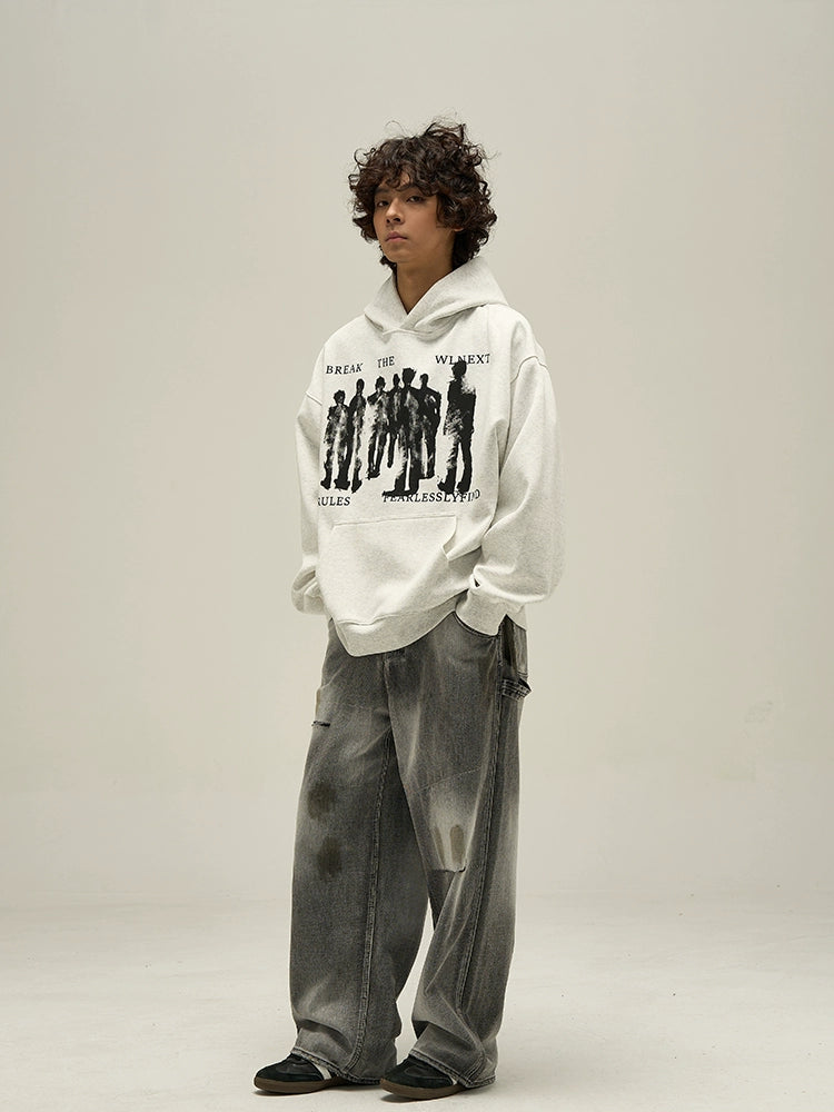 Fearless Graphic Oversized Hoodie