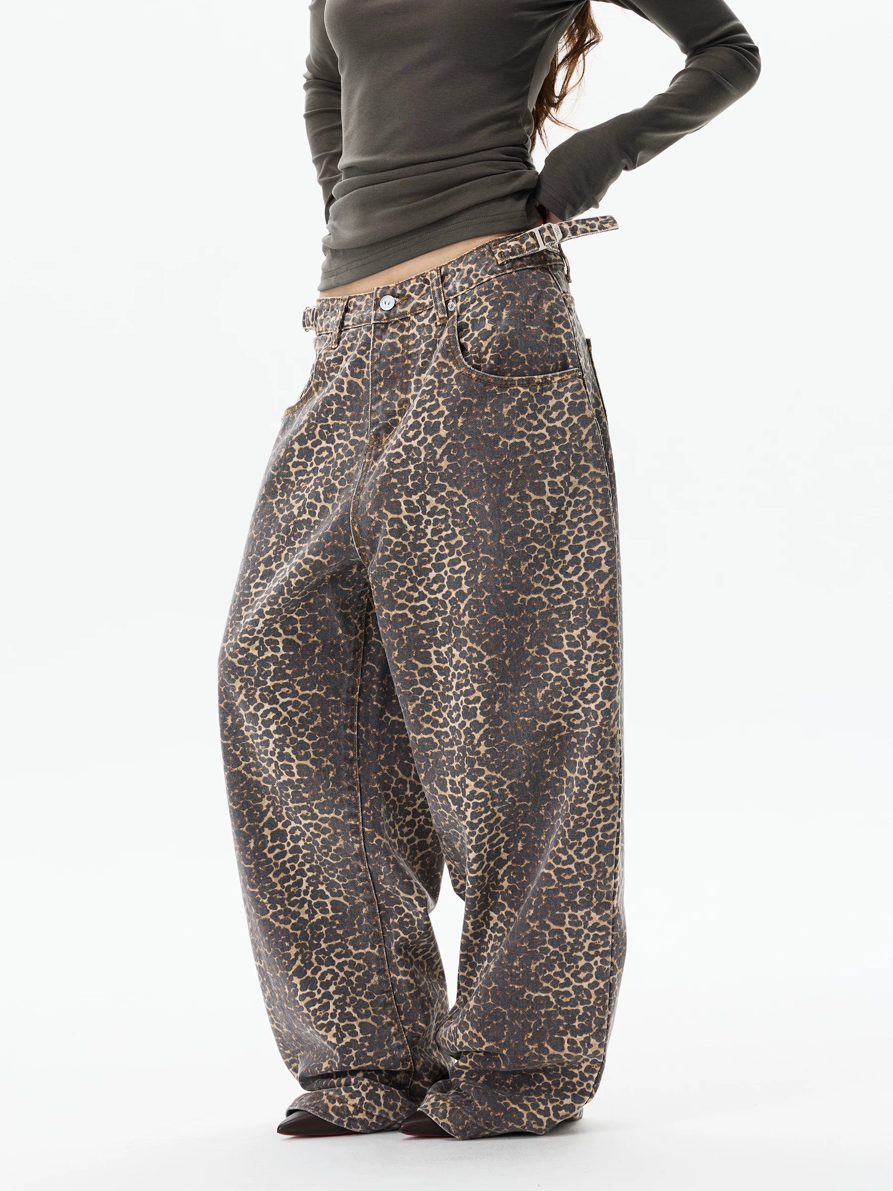 Savannah Drift Leopard Jeans