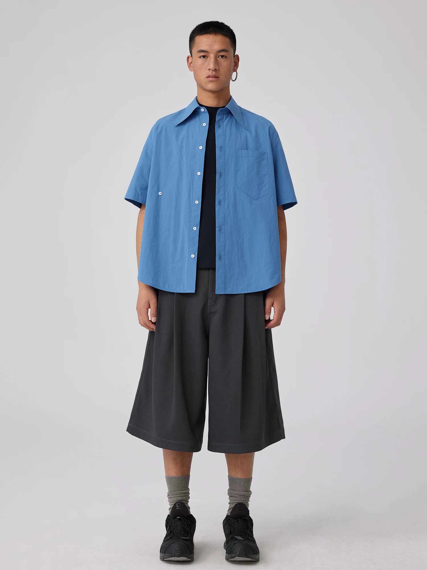 Skydrift Boxy Poplin Shirt