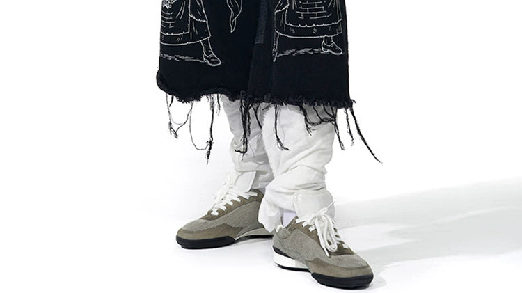Black Streetwear Graphic Shorts