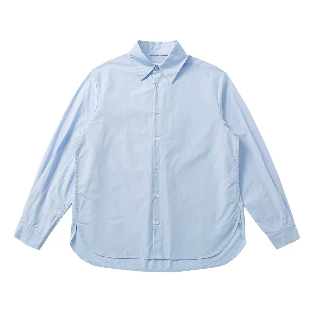 Cobalt Rush Oversize Poplin Shirt