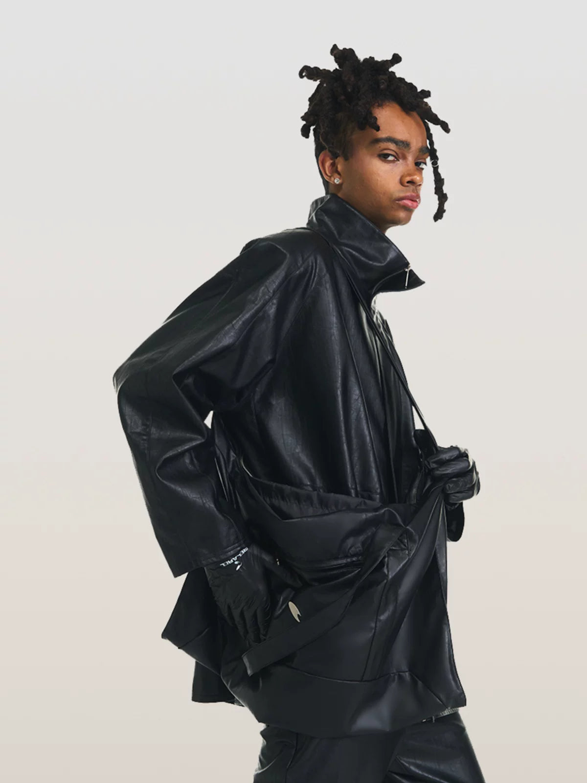 Slouchy Foldover Shoulder Tote Bag