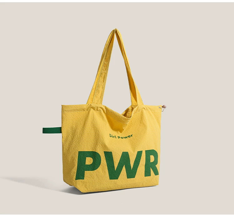 Girl Power PWR Canvas Tote