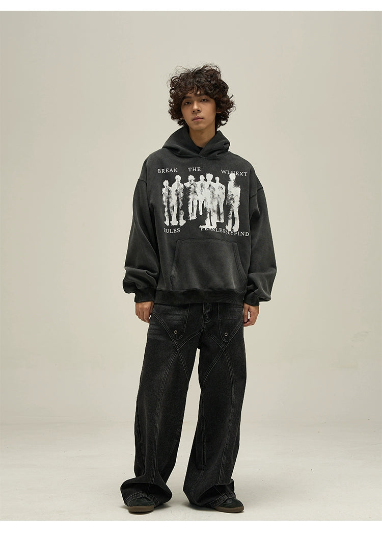 Fearless Graphic Oversized Hoodie