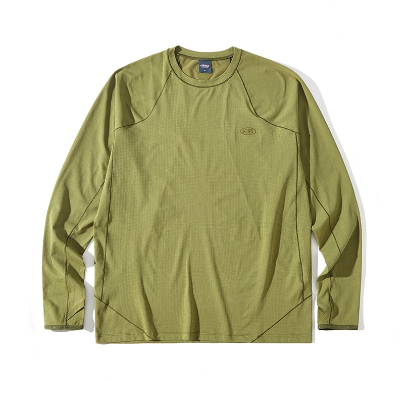 Textured Crewneck Performance Sweatshirt