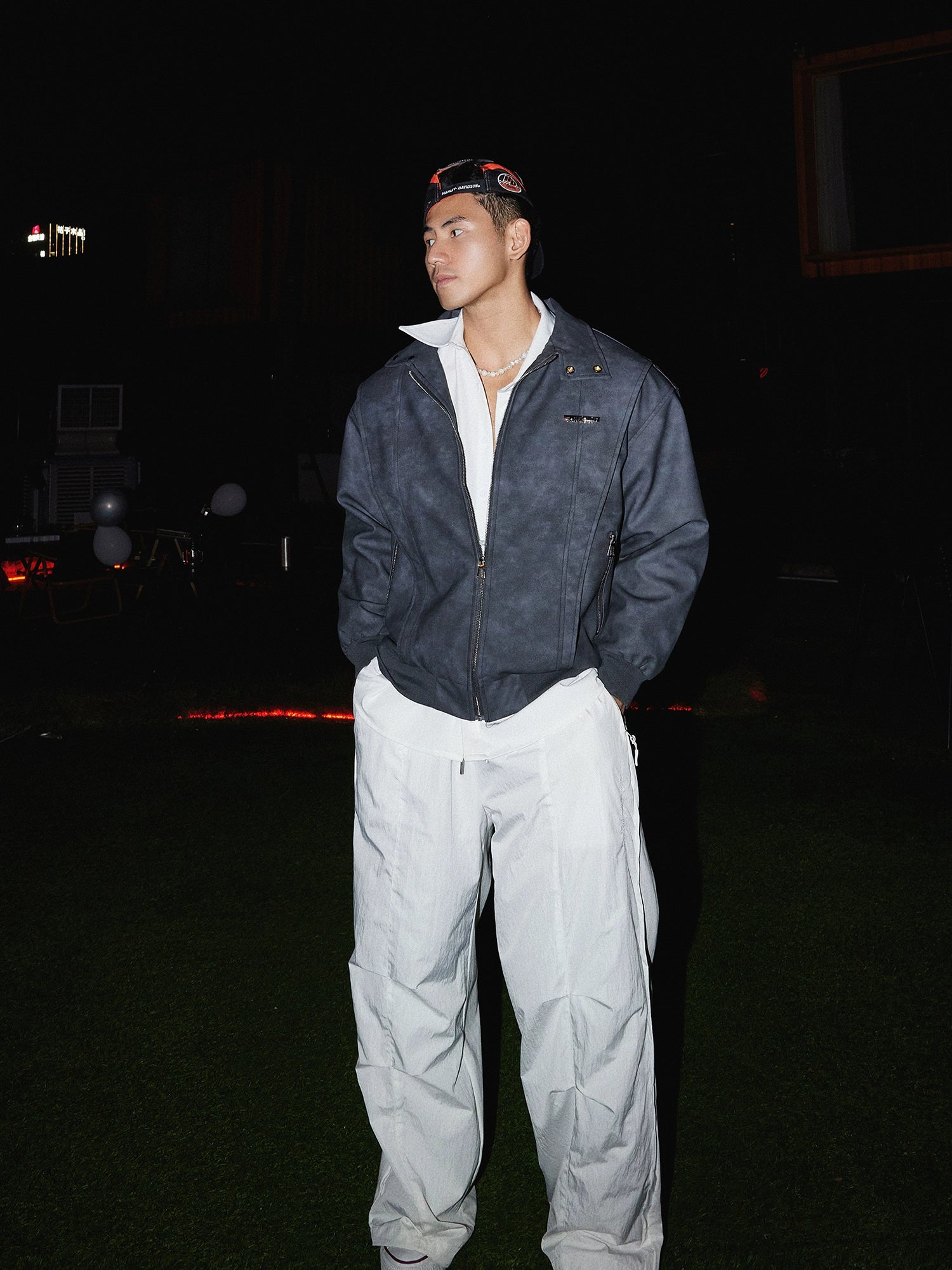 Suede Bomber Jacket