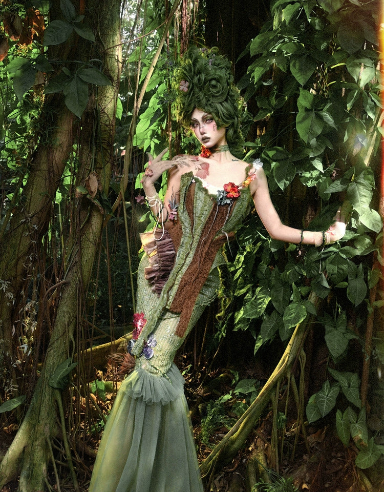Woodland Fairy Mermaid Skirt