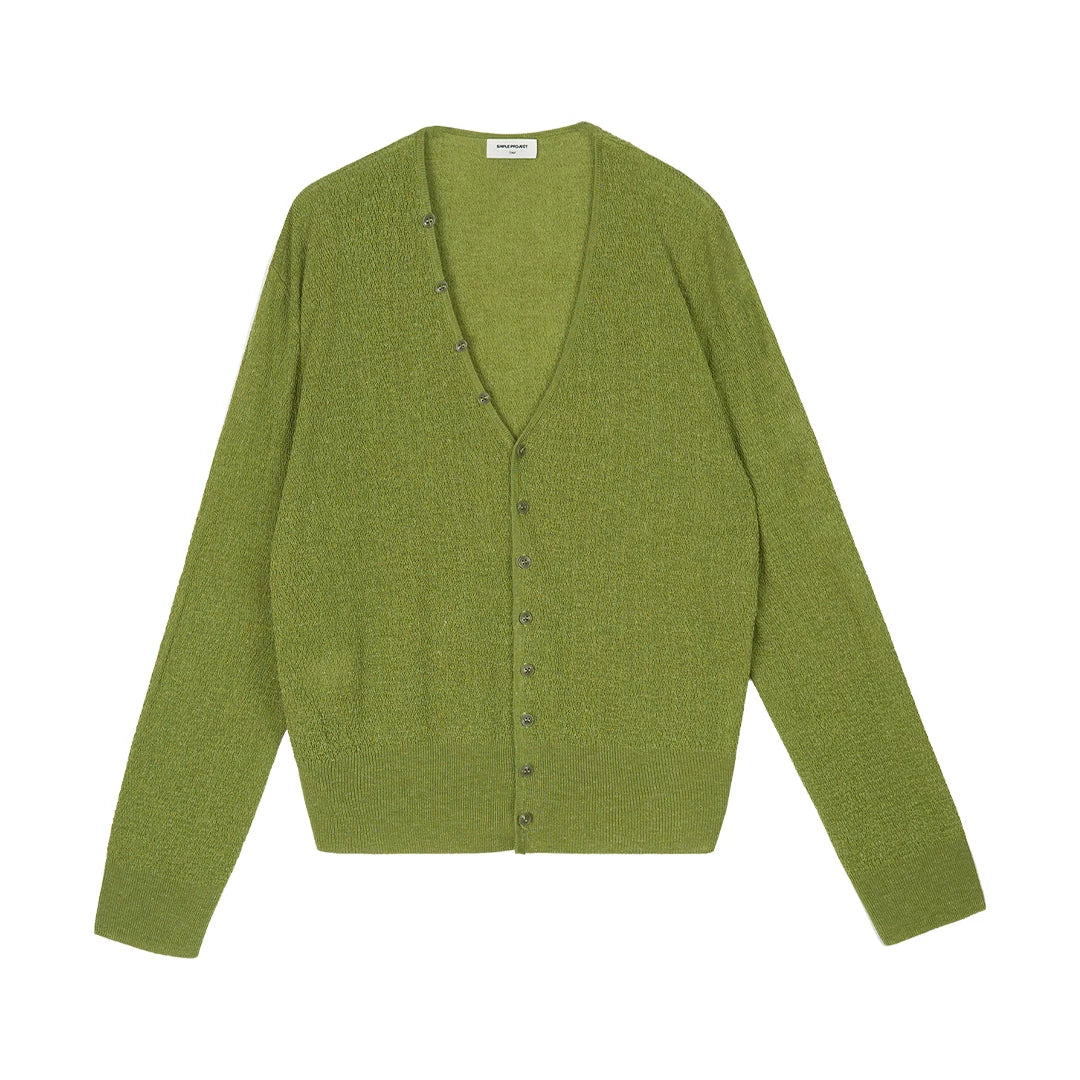 Airloop V-Neck Knit Cardigan