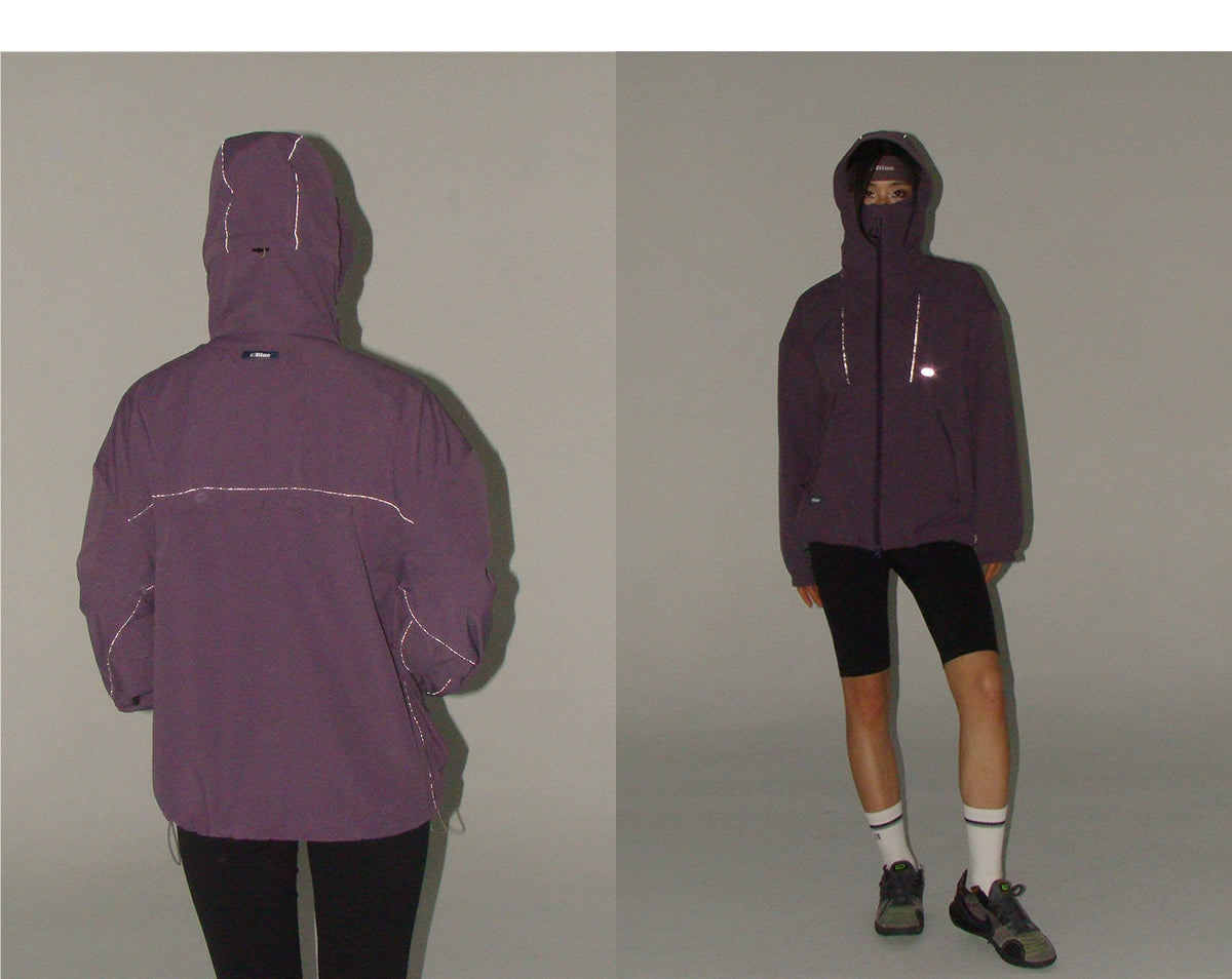 UV-Protective Hooded Windbreaker