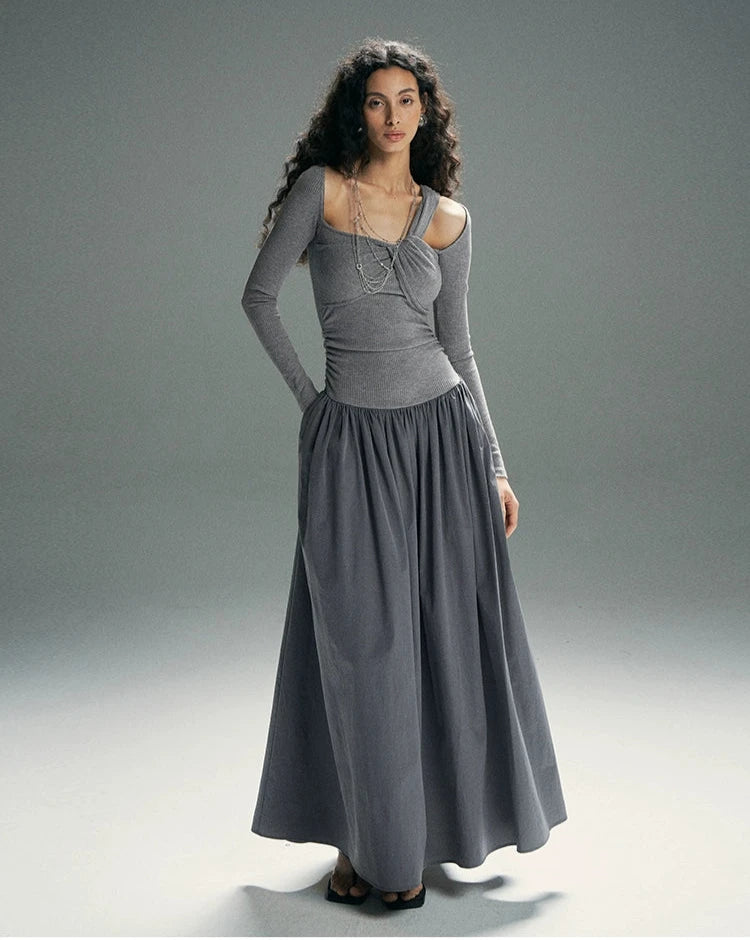 Cloud Twist Maxi Dress