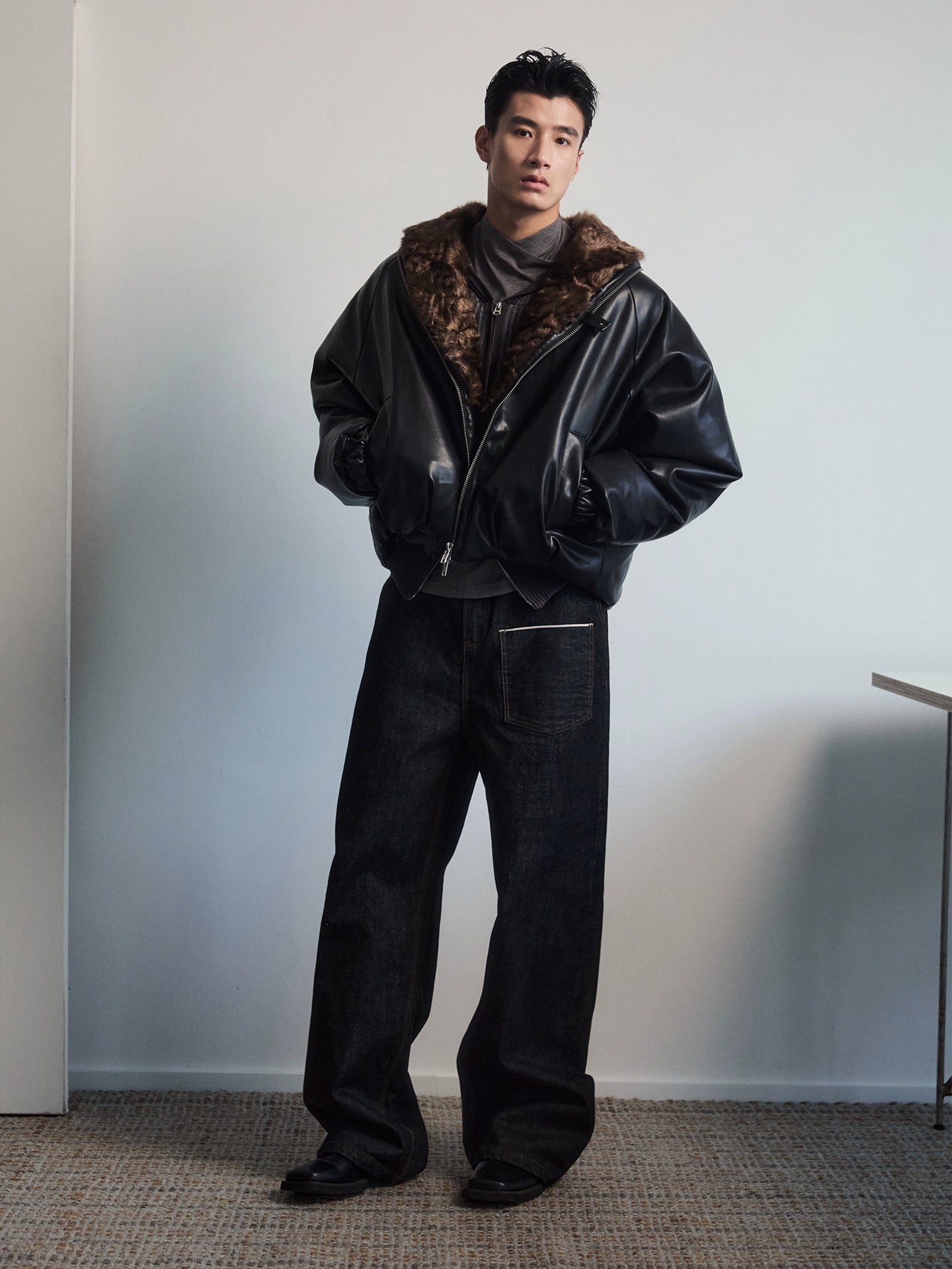 EclipsePelt Faux Fur Lined Blouson